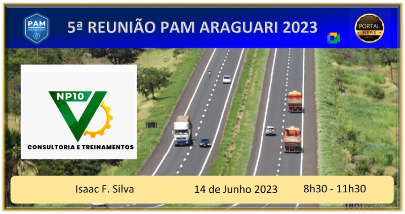 5ª Reunião PAM ARAGUARI 2023 NP10 Consultoria e Treinamentos