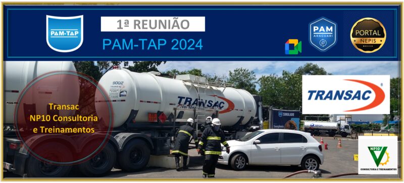 1ª Reunião PAM-TAP 2024 – Transac / NP10 Consultoria e Treinamentos