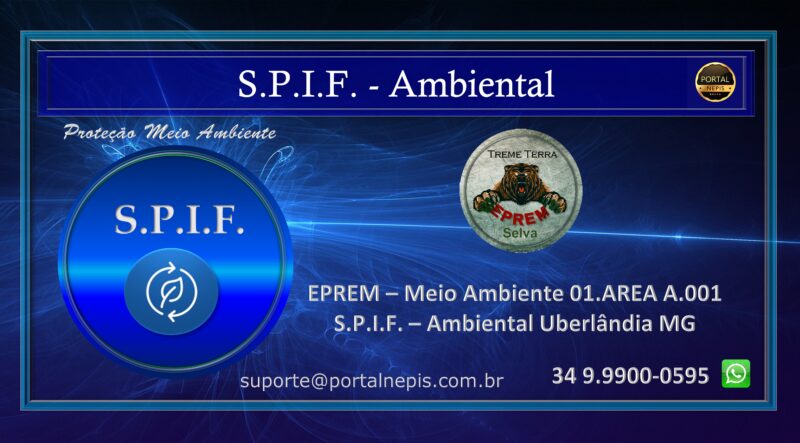 EPREM – Meio Ambiente 01.AREA A.001 S.P.I.F. – Ambiental Uberlândia MG