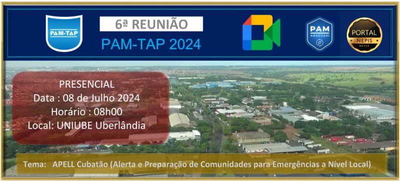 6ª Reunião PAM-TAP 2024 APELL Cubatão