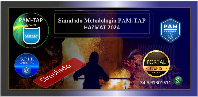 Simulado Metodologia PAM-TAP HAZMAT 2024 SPIF – Ambiental