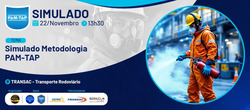 16º Congresso HAZMAT 2024 – Uberlândia MG – Simulado Metodologia PAM-TAP